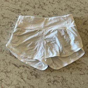 Lululemon white shorts
